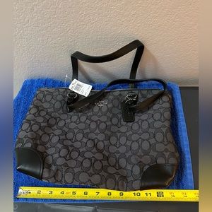 Coach signature tote